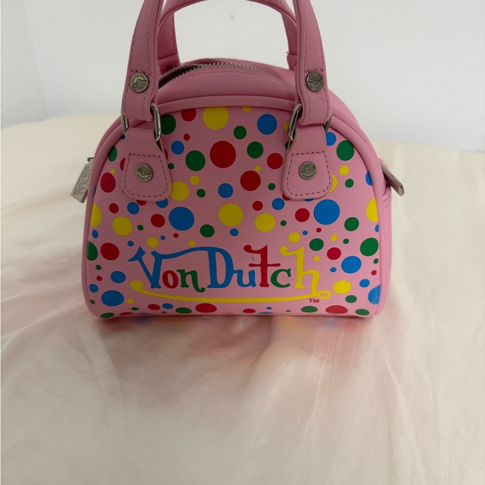 Von Dutch Colorful Polka Dot Mini Bag